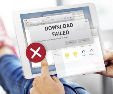 Dijital tablet ile yükleme başarısız oldu 
