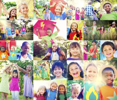 Çocuk açık havada oyun