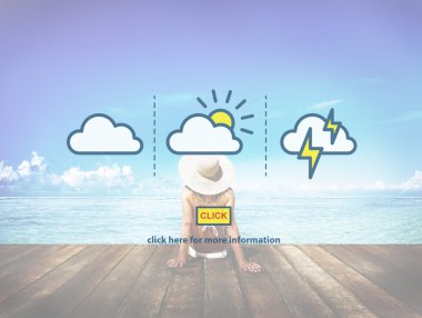 tatil, Şapkalı kadın 