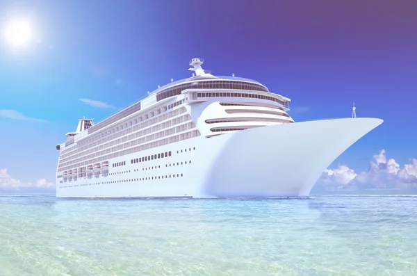 Yacht or Cruise Ship, Scenic Concept — Stock Photo, Image