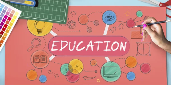 renkli arka plan ile metin