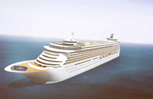 Nave de yate o crucero, concepto escénico — Foto de Stock