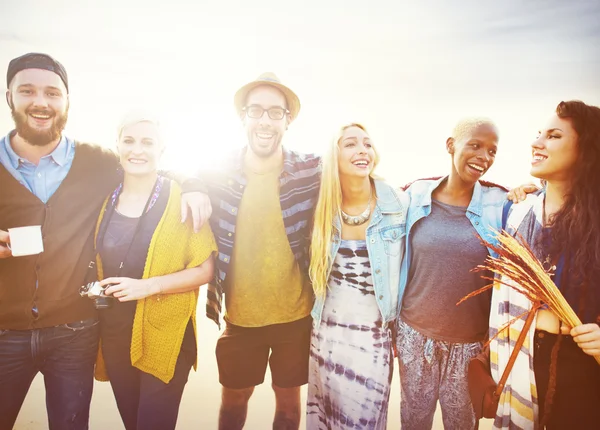 Beautiful friends together — Stock Photo, Image