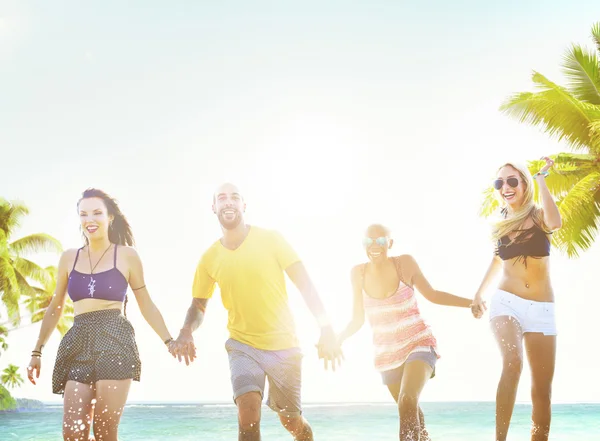 Friends hanging out on party — Stock Photo, Image