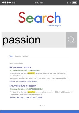 tutku konsepti ile şablonu