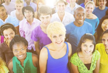 neşeli çeşitlilik insanlar