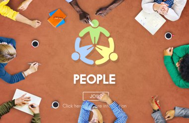 Toplantıda çalışma iş adamları 