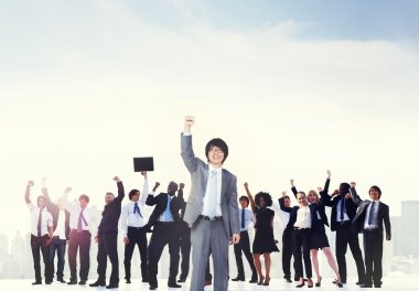 Toplantı sonrasında iş adamları