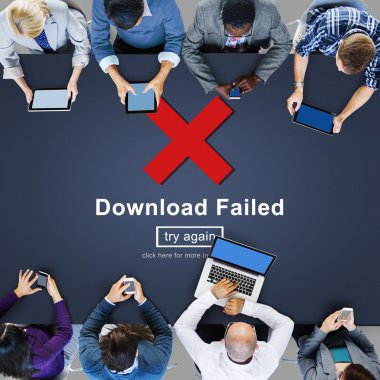 Ofiste çalışan iş ekibi.