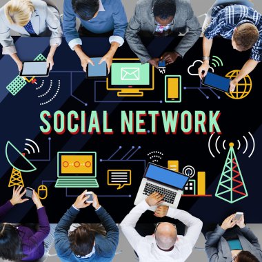 Ofiste çalışan iş ekibi.