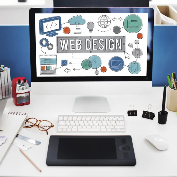 Webdesign-Technologie — Stockfoto