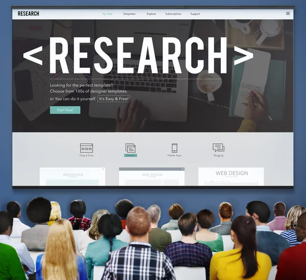 Research Information Concept — Stock Photo, Image