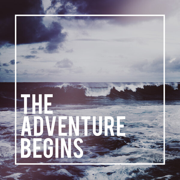 море с волнами перед бурей
