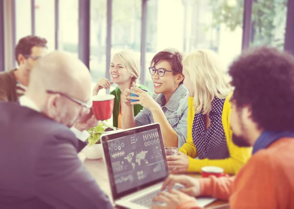 People brainstorming together — Stock Photo, Image