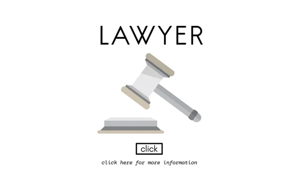 Πρότυπο με την έννοια του δικηγόρου — Φωτογραφία Αρχείου