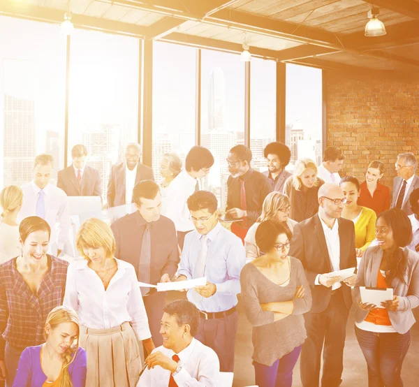 Equipe de negócios trabalhando juntos — Fotografia de Stock