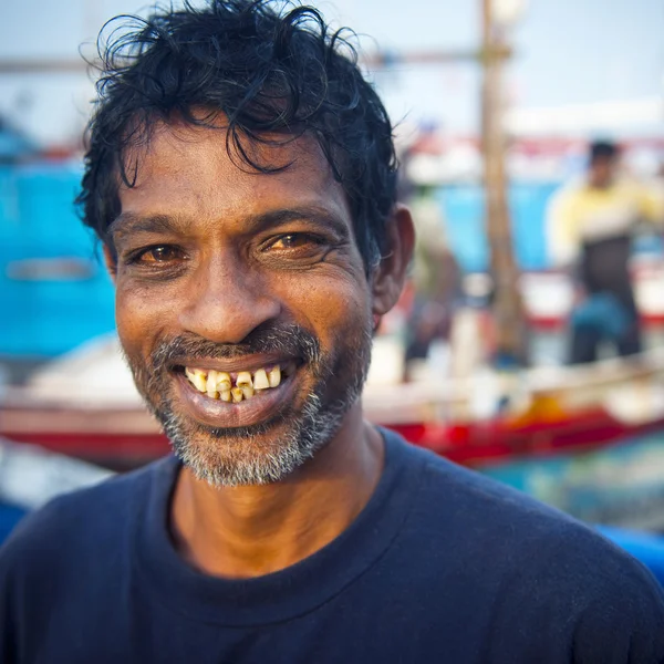 Sri Lankan fisherman — Stock Photo, Image