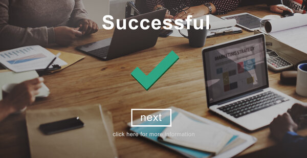 Business people working in office