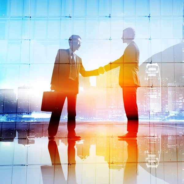 Businessmen meeting and handshake — Stock Photo, Image