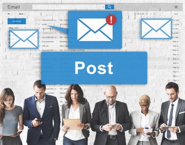 iş adamları iş başında grup