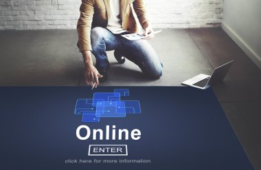 çalışma ile online iş adamı