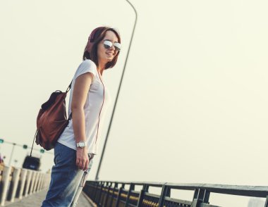 Patenci kız eğlence kavramı