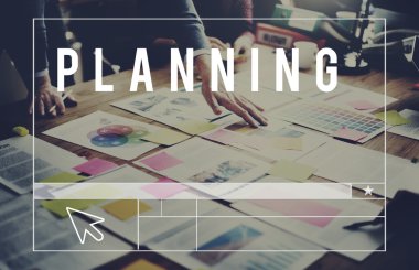 Ofiste çalışan iş ekibi.