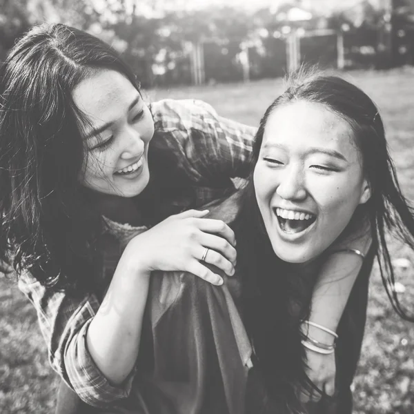 Чарівні сестри дружби — стокове фото