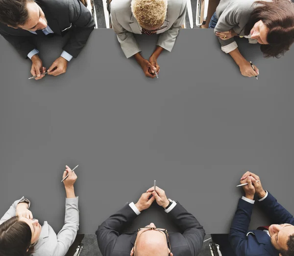 Gruppo di imprenditori al lavoro — Foto Stock