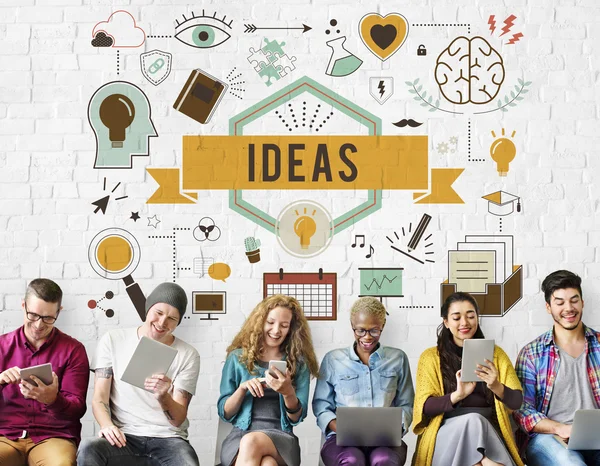 Diversity people and ideas — Stock Photo, Image