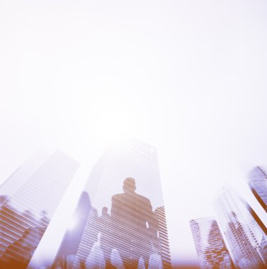 İş grubunun siluetleri