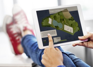 planı ile dijital tablet