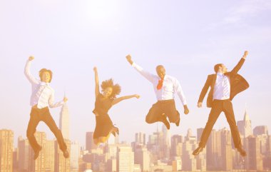 iş adamları ve takım çalışması kavramı 