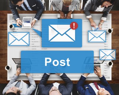 iş adamları iş başında grup