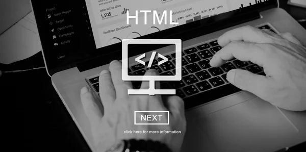 Html 개념 노트북 — 스톡 사진