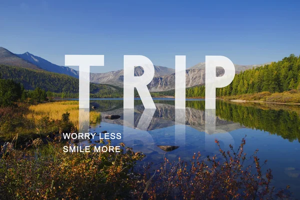 Tranquil lake in the mountains — Stock Photo, Image