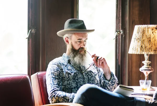 Senior Man with Beard — Stock Photo, Image