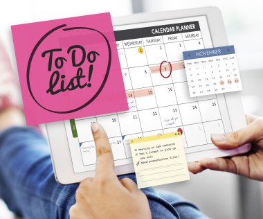 Dijital tablet planlayıcısı ile