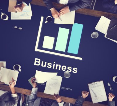  iş adamları iş başında grup