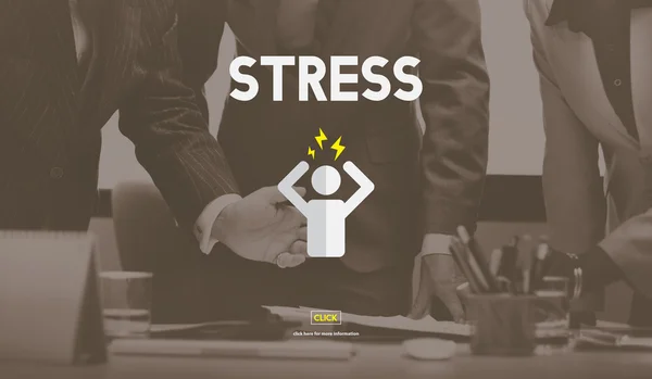 Hommes d'affaires et stress — Photo