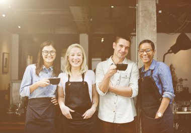 Kahve molası birlikte vakit arkadaşlar