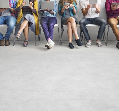 çeşitlilik kişiler ve aygıtlar