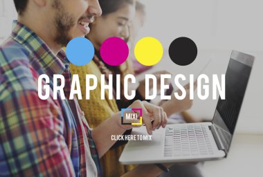 çeşitlilik kişi ve grafik tasarım