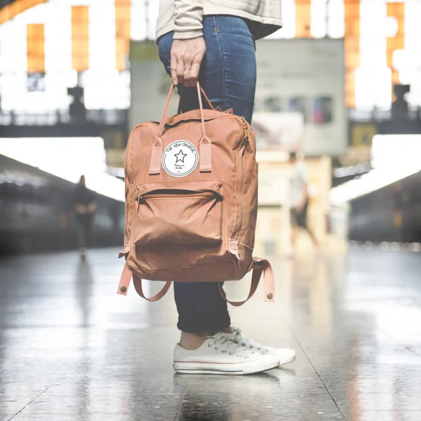 Hipster mujer viajando — Foto de Stock