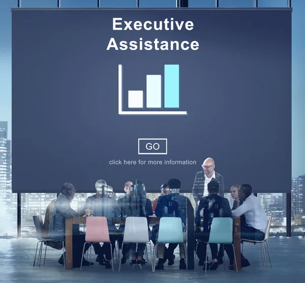 Group of Business People at meeting — Stock Photo, Image