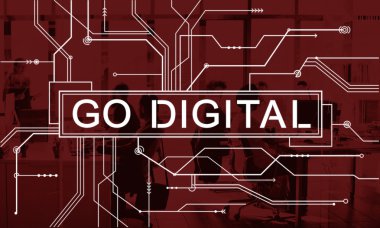 Ofiste çalışan iş adamları