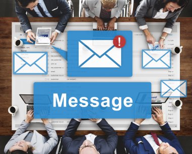 iş adamları iş başında grup