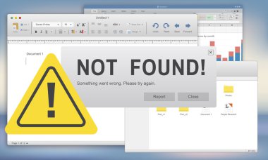 Şablon bulunamadı konsepti ile