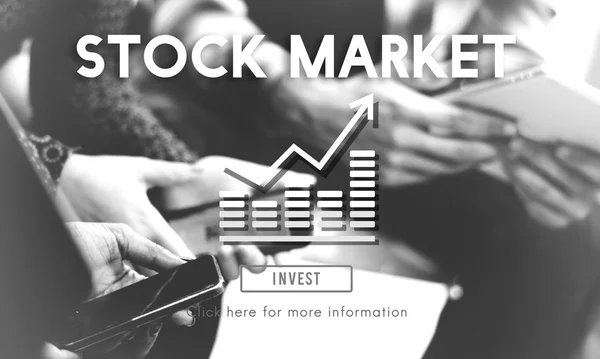 Concepto del Mercado de Valores — Foto de Stock