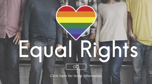 Ποικιλία άνθρωποι με ίσα δικαιώματα — Φωτογραφία Αρχείου